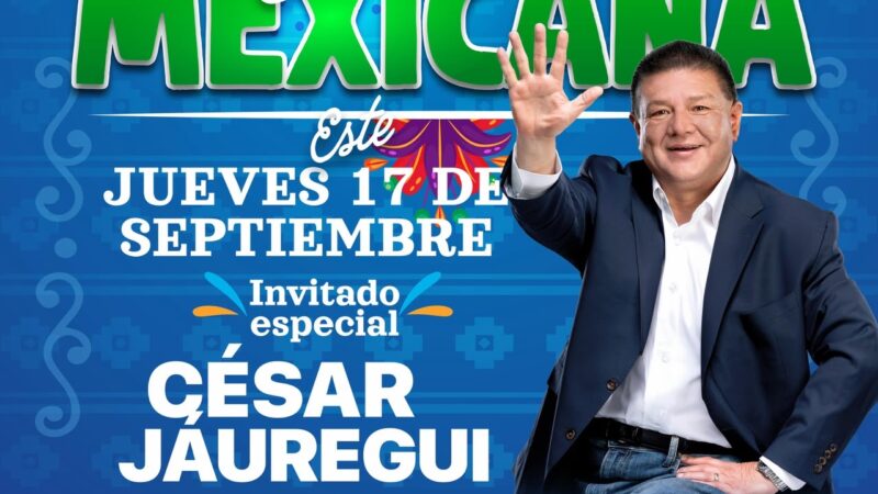 Será César Jáuregui invitado especial en Fiesta Mexicana de Camino Real