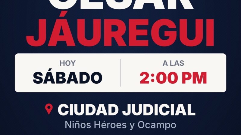 Convocan amigos de César Jauregui a manifestación por su detención