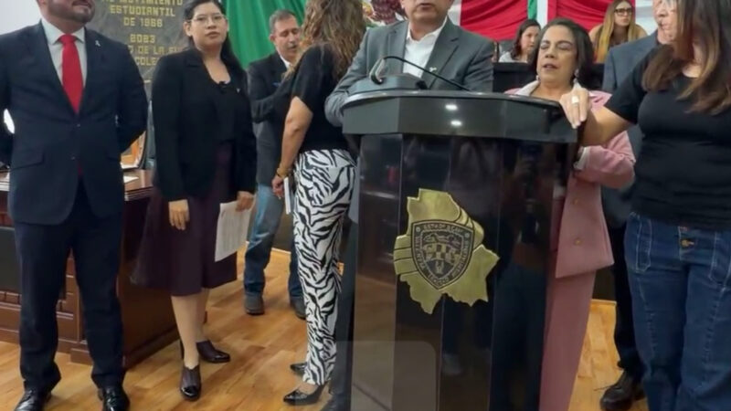 Toma Morena tribuna del Congreso