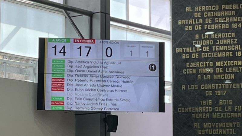 Batean diputados petición de Morena para que comparezca Maru Campos en el Congreso