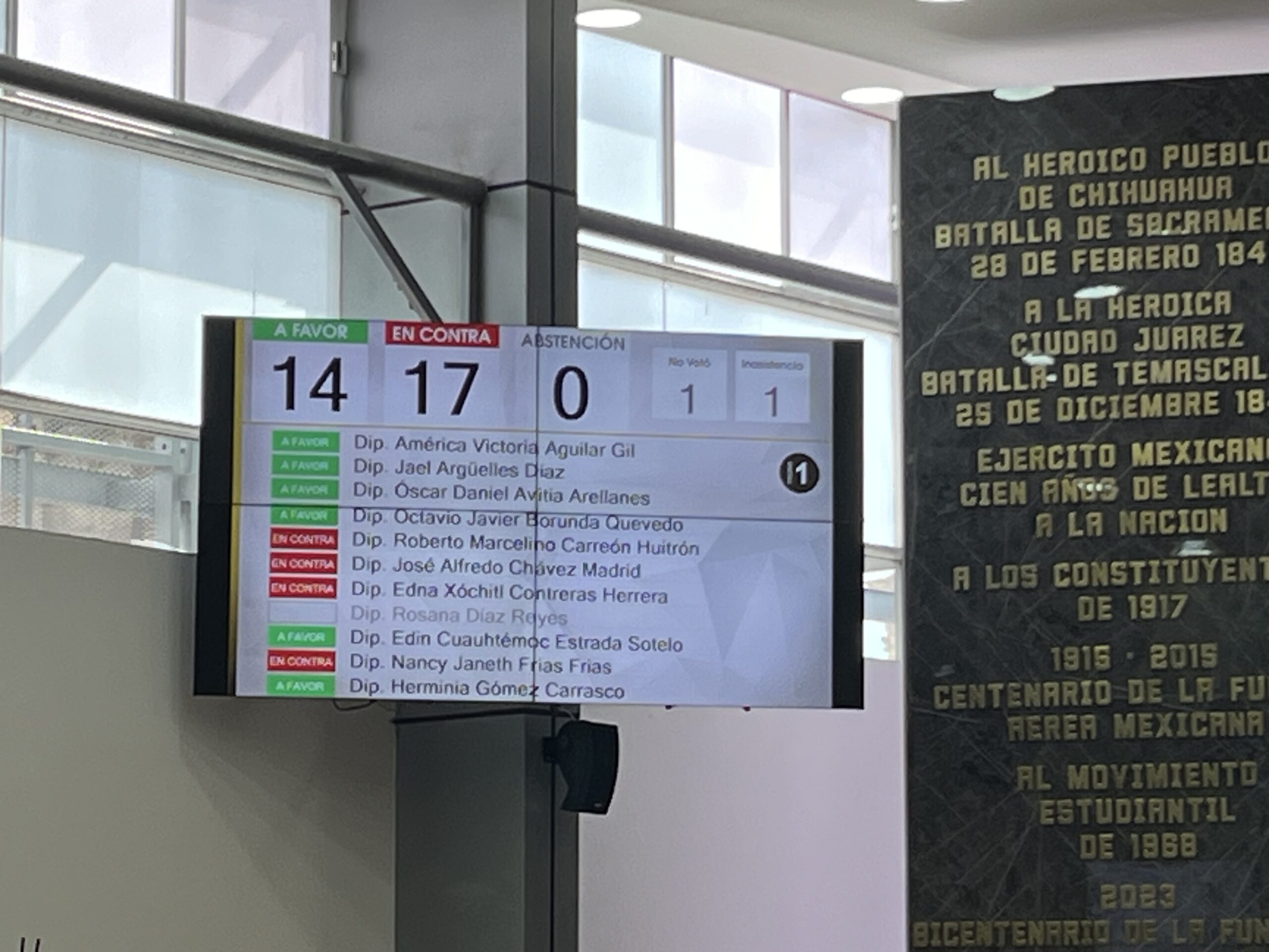 Batean diputados petición de Morena para que comparezca Maru Campos en el Congreso